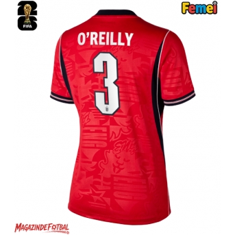 Anglia Nico O'Reilly #3 Echipament de Fotbal Replică Mondial 2026 Femei Deplasare